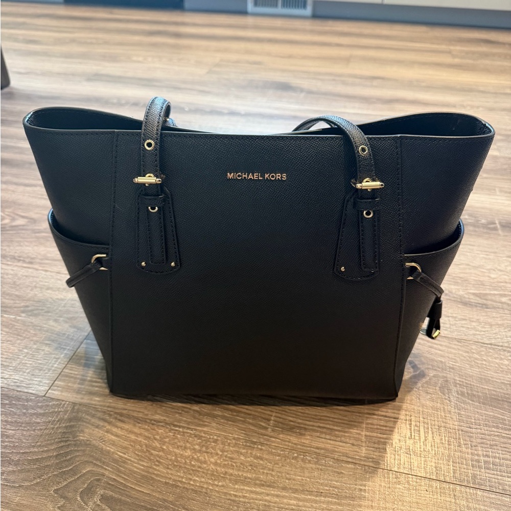 Michael Kors Black Leather Tote